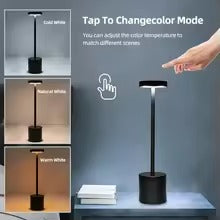 Rechargeable Metal Touch LED Lamps
